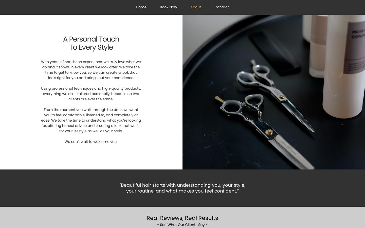 SL Hairdressing — About