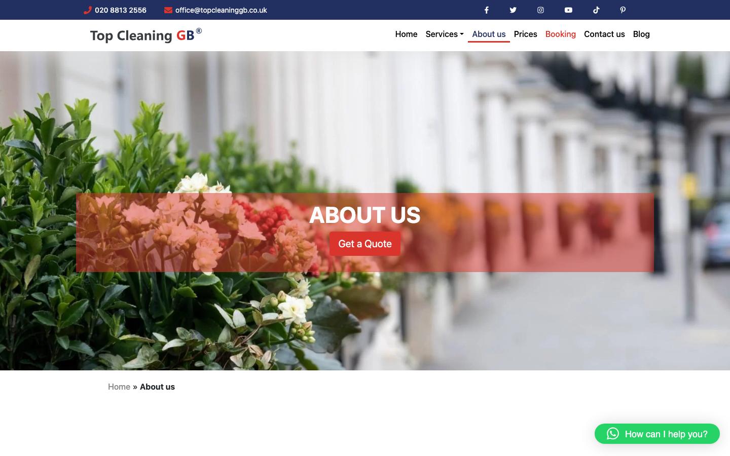 Top Cleaning GB — About us